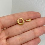 Brinco Argola Cravejada 1,5mm P