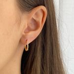 Brinco Argola Cravejada 0,1mm G