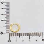 Brinco Argola Cravejada 1,5mm M