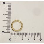 Brinco Argola Frontal Ondulada