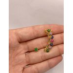 Brinco Ear Cuff Colorido