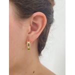 Brinco Argola com Zircônias