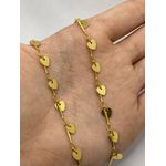 Choker Corações Pendurados 35cm + Extensor