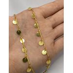 Choker Círculos Pendurados 35cm + Extensor
