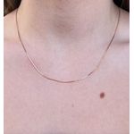 Corrente Diamantada Fina 45cm