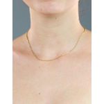 Colar Bolinhas Chapa 40+5cm
