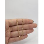 Choker Círculos Chapa 34+5cm
