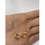 Colar Símbolo do Infinito 45cm