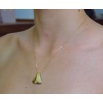 Colar com Triangulo Liso 45cm