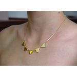 Colar com Triângulos 40cm + Extensor