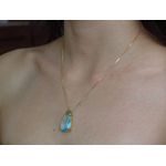 Colar Gota de Zircônia 45cm 