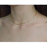 Choker de Pérolas 35cm + Extensor