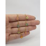 Colar Choker Margaridinha 35+5cm
