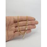 Choker com Zircônias Gotas 30+10cm