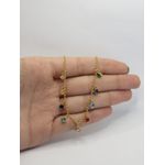 Choker Pedras Coloridas 30+10cm 