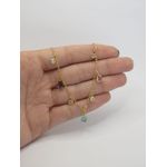 Choker Pedras Coloridas 30+10cm