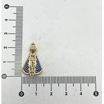 Pingente Nossa Senhora Zircônia Azul