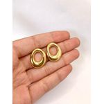 Brinco Oval Vazado