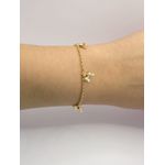 Pulseira Infantil Laço 14+5cm
