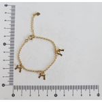 Pulseira Infantil Laço 14+5cm