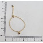 Pulseira Infantil Coração 14+5cm