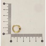 Brinco Argola Coração Zircônia Rosa P
