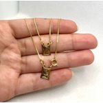 Colar Escapulário Corrente Veneziana 45cm