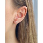 Brinco Redondo com Zircônia 3mm Fechado