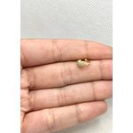 Piercing Fake De Coração Cravejado