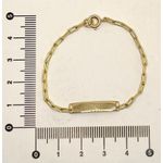 Pulseira Infantil Cartier Com Plaquinha 