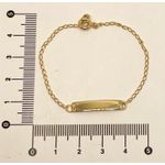 Pulseira Infantil Plaquinha 15cm