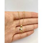 Pingente Cachorrinho com Zircônia 