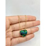 Pingente Coração Abalone