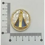 Pingente Nossa Senhora Zircônia