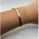 Bracelete Liso Achatado 4mm