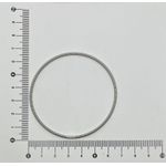 Pulseira Individual Corda De Violão Ródio Branco