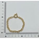 Pulseira Elo Português Com Fecho Boia 18,5cm