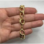 Pulseira Grumet Grossa Fecho Boia 21cm
