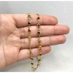 Choker Corações Coloridos 30+5+5cm