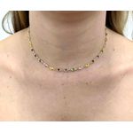 Choker Corações Coloridos 30+5+5cm