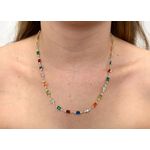 Choker Retângulos Coloridos 50cm