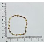 Pulseira Corações De Zircônia Colorida