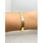 Bracelete Liso Com Detalhe