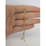 Pulseira Infantil de Margaridinhas 15cm