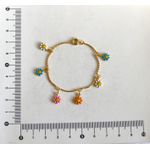 Pulseira Infantil de Margaridinhas 15cm