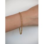 Pulseira Cordão Baiano 3 Cores 19cm