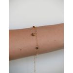 Pulseira Coração Cadeado 17+5cm