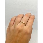 Anel Fino Bolinhas E Coração De Zircônia 
