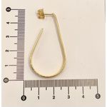Brinco Argola Gota Vazada