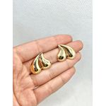 Brinco Gota Dupla Vírgula 